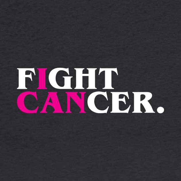 Fight Cancer (I Can), Pink by joelstetler